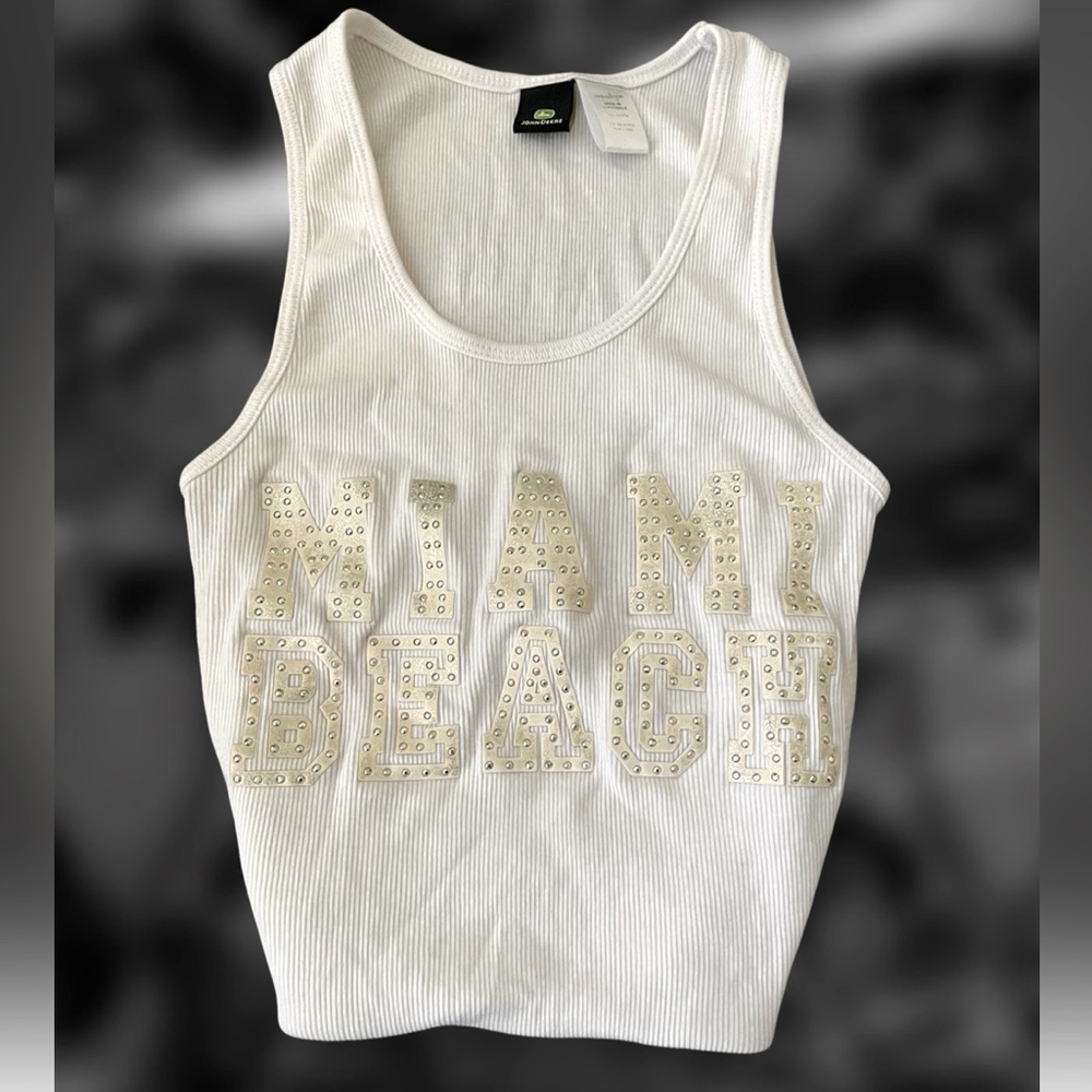 john deere bling tank top